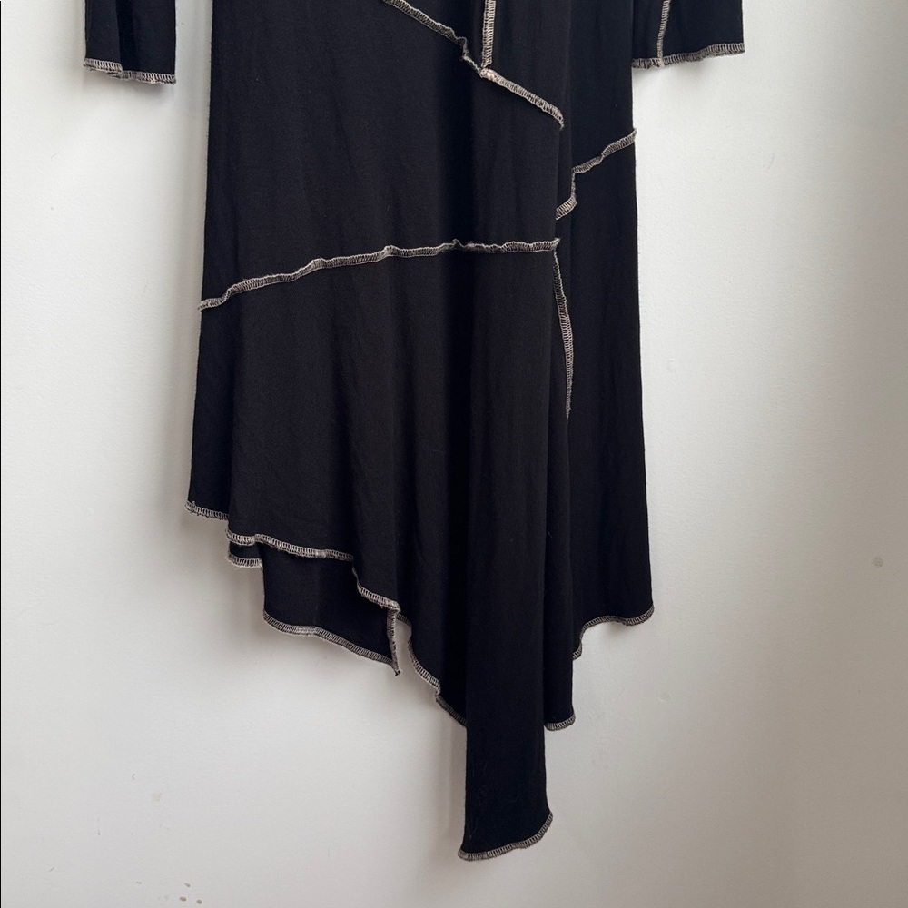 Jospeh Ribkoff Asymmetrical Wrap Rib Knit Dress - Picture 5 of 13